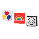 3pcs Infant Baby Visual Cognition Development Soft Cloth Book Prim Crib Toys