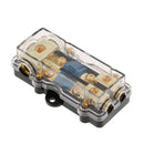 Car Boat 2 Output Audio Power Fuse Holder Distribution Block Fusebox