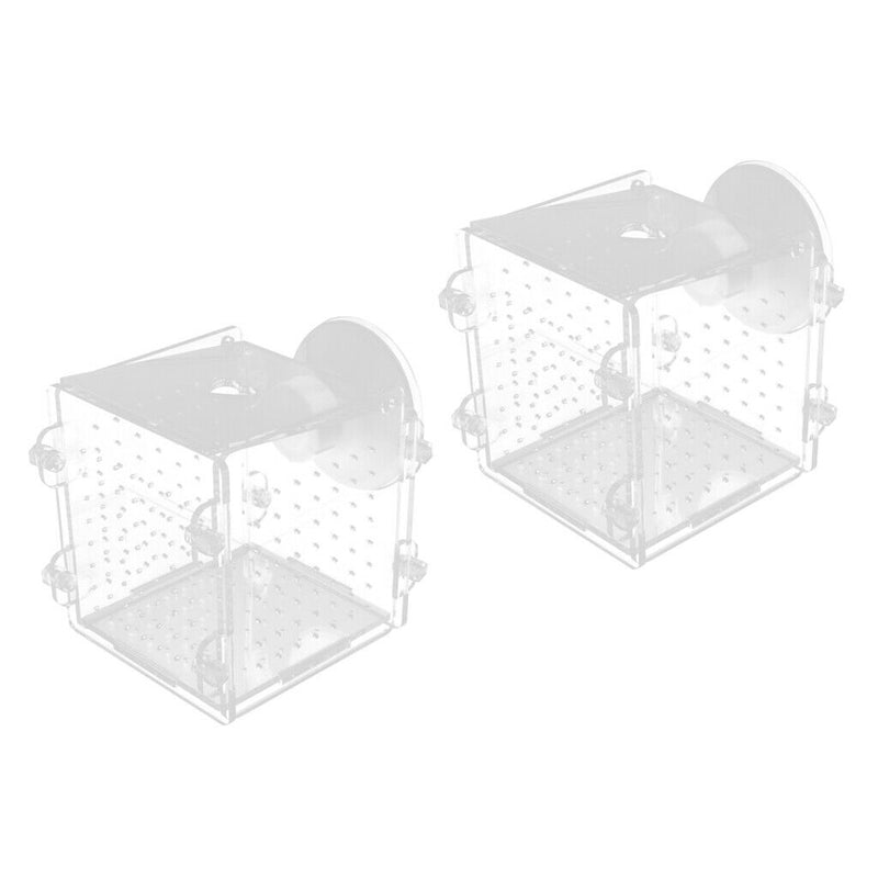 Acrylic Self-floating Fish Fry Breeding Box Hatchery Isolation Incubator Divider