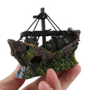 Boat ornament in fish tank Fishing decoration 100% Safety tank decoration X2Q4