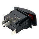 Red LED Rocker Switch ON OFF ON DPDT 12V 24V waterproof For Car boat New