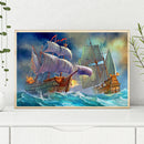 1000pcs DIY Sea Sailing Boat Puzzle Educational Learning Assembling Toys