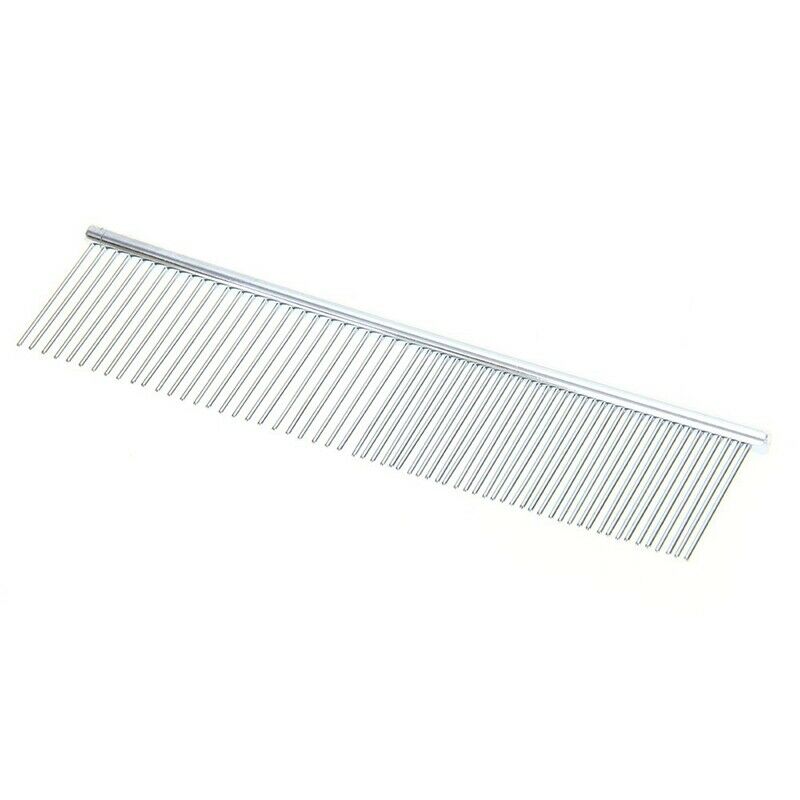 Grooming Comb Stainless Steel Curry Hair Comb for Pet Cat 19 * 4cm