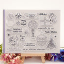 Christmas Silicone Clear Stamp for DIY Scrapbooking/Photo Album Cards Paper