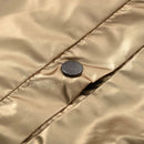 Women Spring Autumn Hoodie Long Sleeve Sweatshirt Golden PVC Raincoat Zippe P6Y6