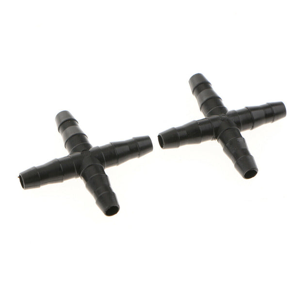10pcs 4mm / 7mm (Inside / Outside Diameter) Crossing Type tube Watering
