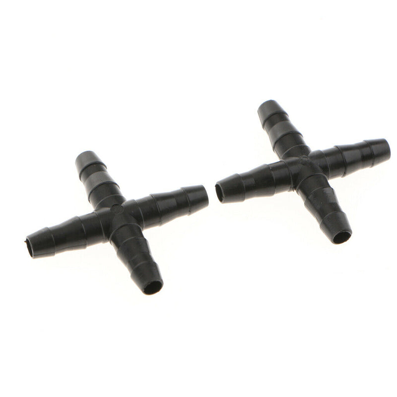 10pcs 4mm / 7mm (Inside / Outside Diameter) Crossing Type tube Watering