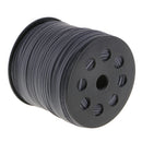 100 Yds 2.6mm Suede PU Leather Cord Beading Thread Lace Jewelry Making Grey