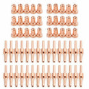 60pcs Red Copper Extended Long Plasma Cutter Tip Electrodes&Nozzles Kit Con