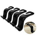 4-Pack Car Hooks, Back Seat Headrest Hook Vehicle Car Storage Organization
