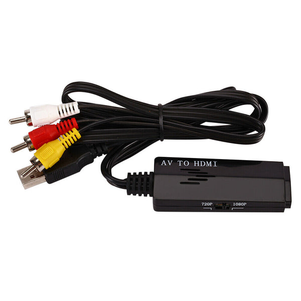 Accessories Video Audio Adapter Home Portable AV TO HDMI Converter Support 1080p