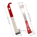 2 Pack Stainless Steel Bee Hive Scraper Tool Bee Hive Frame Lifter and Scra
