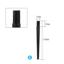 8 in 1 Plastic Small Portable Handle Nylon Anti Static Cleaning Brush Black