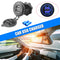Motorcycle 3.1A Dual USB Charger Socket Outlet with Touch Switch + 2 Terminals