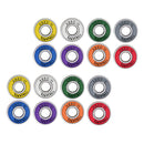 Lot 8 Frictionless Abec 11 Bearings Skateboard Roller Skate Bearings Multicolor