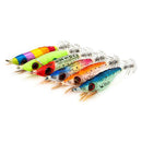 6Pcs Luminous Jigs Lure Fishing Shrimp Lure Bait Plastic 10cm Noctilucent S
