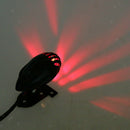 Motorcycle Grill LED Tail Light Brake Lamp for Bobber Chopper Black