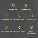 L13 Bluetooth Wireless Earbud w/Charging Case Waterproof TWS Headphone Black