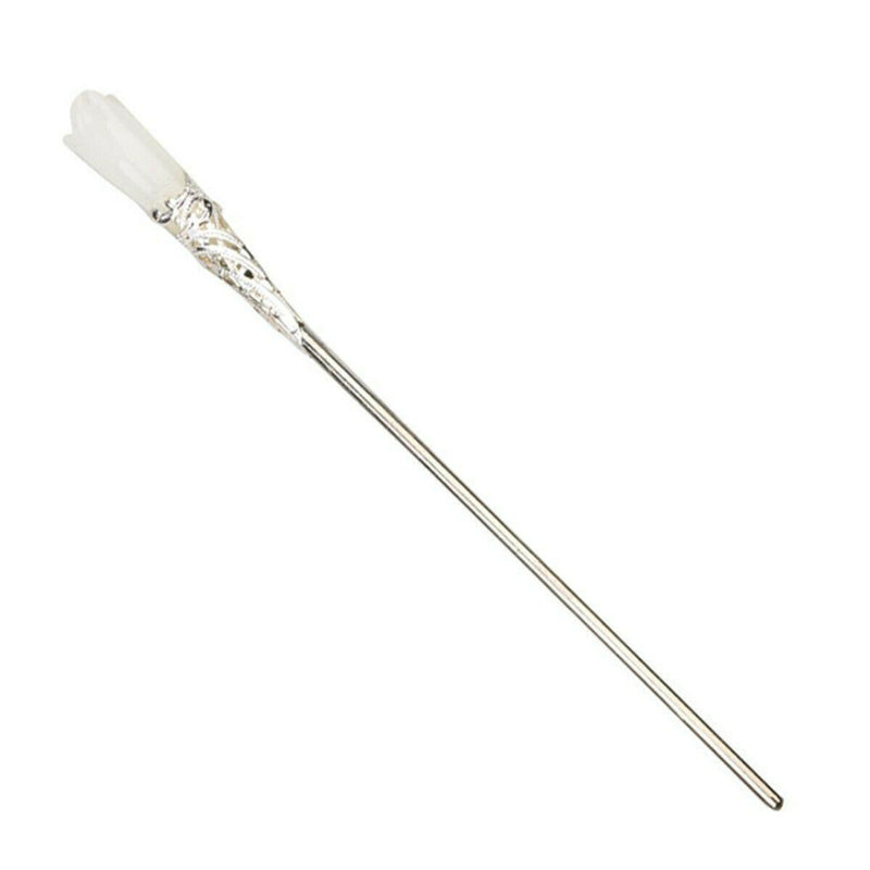 Chinese Classic Women Hairpin Hair Accessories White Jade Retro Stick 165mm Gift