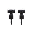 2PCS Black Roller String Tree Guide Retainer Parts For Electric Guitar Fa  ivTE