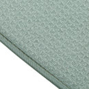 Absorbent Microfibre Drying Mat Dish Glassware Drainer Kitchen Sink Green