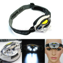 Practical Bright 3 Mode 6 LED Outdoor Camping Hiking Headlight Head Lamp New