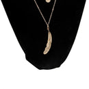 Women's Necklace Choker Multi Row Chain Collar Necklace (Q)