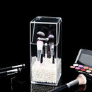 Fillings Pearls Bead Decoration for Makeup Brush Bucket Storage Box (White) A