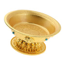 Alloy Lotus Fruit Bowl Buddhist Temple Decoration Religious Ceremonial Plate