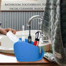 Home Portable Toothpaste Storage Stand Bathroom Silicone Holder Toothbrush O2L4