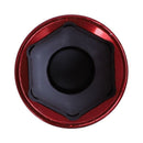 Alloy Wheel 1/2" Drive 21mm Set Thin Wall Deep Impact Nut Socket Red M8F6