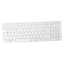 White Spanish Layout Keyboard Frameless For Toshiba Satellite L50-B