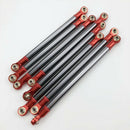 8Pcs/Lot Alloy Link Rod 313MM Wheelbase Suit for Axial SCX10 1/10 RC Crawle