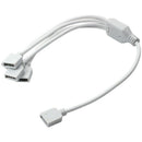 LED Strip RGB 4 Pins 1 to 4 Female Splitter Connector Cable Wire White O8P2