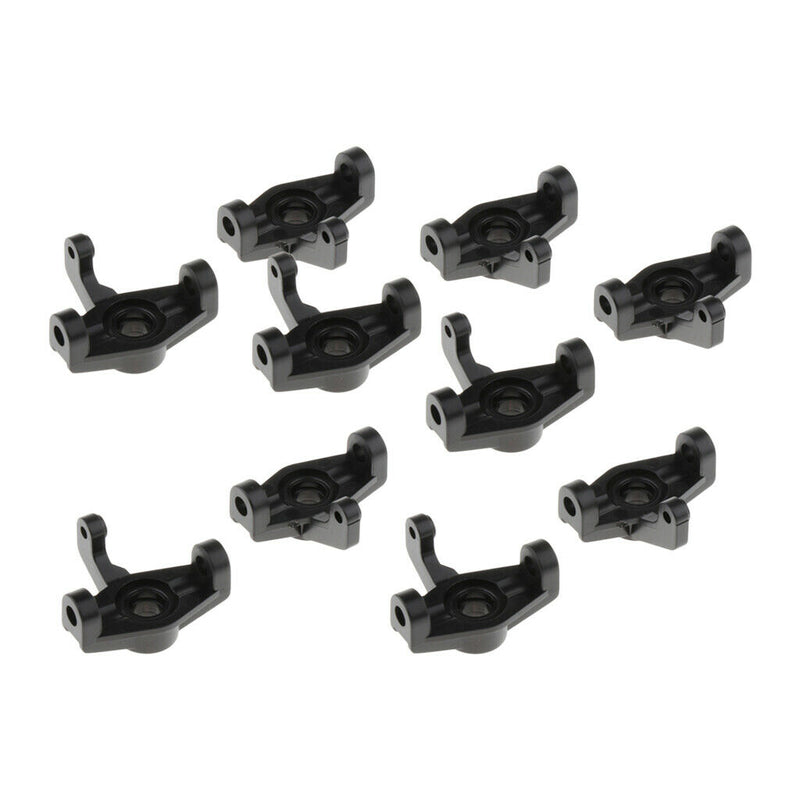 10 Packs 1/14 RC Car Front Hub Carrier Black for WLtoys 144001 DIY Parts