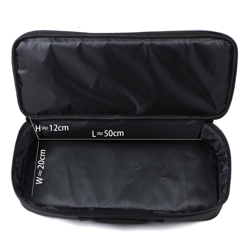 Guitar Effects Pedal Board Bag Padded Utility Pedalboard Storage Holder