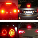2Pcs Red Light 1157 BAY15D 50 SMD 1206 LED Car Tail Stop Brake Lamp Bul@