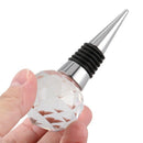 Crystal Ball Red Wine Bottle Stopper Wedding Favors