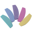 20pcs Sponge Nail Art File UV Gel Polish Half Moon Manicure Sanding Buffer Block