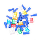 12 Way Fuse Block Blade Fuse Box Holder w/ LED Indicator 12pcs 5-30A Fuses