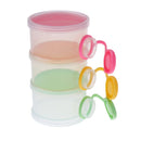 3 Layers Newborn Baby Milk Powder Box Snack Container Feeding Box Case Color 1
