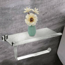 Stainless Steel Toilet Paper Holder Paper Roll Hanger With Mobile Phone