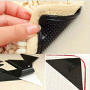 4Pcs/Set Silicone Bath Carpet Pad Anti-Slip Table Door Stick Floor Mat Rugs K4B5