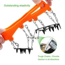 Anti-Slip Ice Gripper 18 Teeth Welding Chain Stainless Steel Crampons Ice ClN1N6