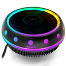 RGB CPU Cooler LED Heatsink 3 Pin Intel AMD PC Processor Desktop Cooling FaS.AU