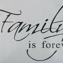Family Is Forever Saying Art Wall Stickers For Living Room Bedroom DecoratioY Hn