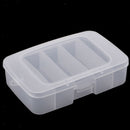 5 Cells Clear Fishing Accessories Holder Tackle Box Beads Snaps Storage Case