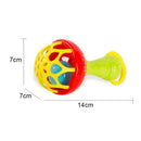 Fun games baby soft rubber teether rattle rod multi-functional baby rattle