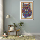 5D DIY Special Shaped Diamond Painting Lion Head Cross Stitch Mosaic Kit