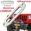 12000Lbs Winch Fairlead Synthetic Winch Wire Rope Fairlead for Suv Atv Utv  Q2H4
